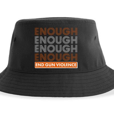 Enough End Gun Violence Sustainable Bucket Hat