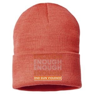 Enough End Gun Violence Sustainable Knit Beanie