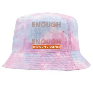 Enough End Gun Violence Tie-Dyed Bucket Hat