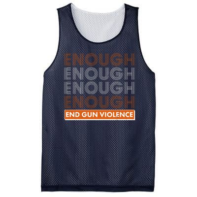 Enough End Gun Violence Mesh Reversible Basketball Jersey Tank