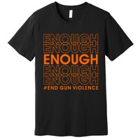 Enough End Gun Violence Protect Our Children Orange Premium T-Shirt