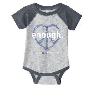 Enough End Gun Violence National Gun Violence Awareness Day Infant Baby Jersey Bodysuit