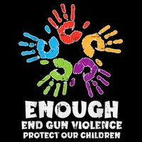 Enough End Gun Violence Protect Our Children Orange Mom Dad Impact Tech Backpack