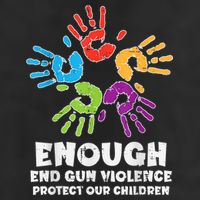 Enough End Gun Violence Protect Our Children Orange Mom Dad 11oz C Handle Ceramic Mug