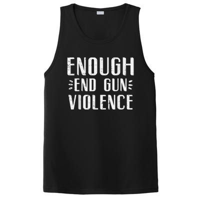 Enough End Gun Violence Awareness Orange PosiCharge Competitor Tank