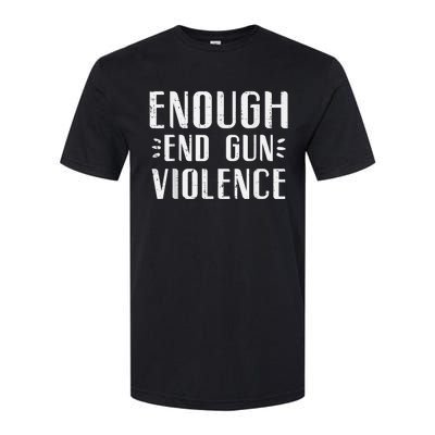 Enough End Gun Violence Awareness Orange Softstyle CVC T-Shirt