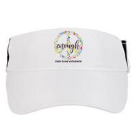 Enough End Gun Violence Peace Sign Adult Drive Performance Visor
