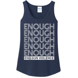 Enough End Gun Violence No Gun Awareness Day Ladies Essential Tank