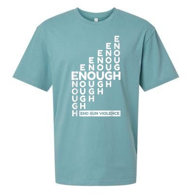 Enough End Gun Violence No Gun Awareness Day Wear Orange Sueded Cloud Jersey T-Shirt