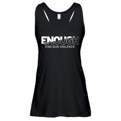 Enough End Gun Violence No Gun Awareness Day Wear Orange Ladies Essential Flowy Tank