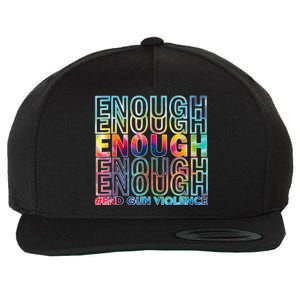 Enough End Gun Violence Awareness Day Wear Orange Wool Snapback Cap