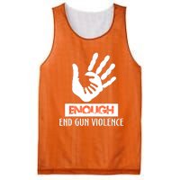 Enough End Gun Violence No Gun Awareness Day Wear Orange Mesh Reversible Basketball Jersey Tank