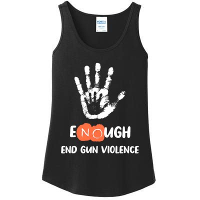 Enough End Gun Violence No Gun Anti Violence No Gun Ladies Essential Tank