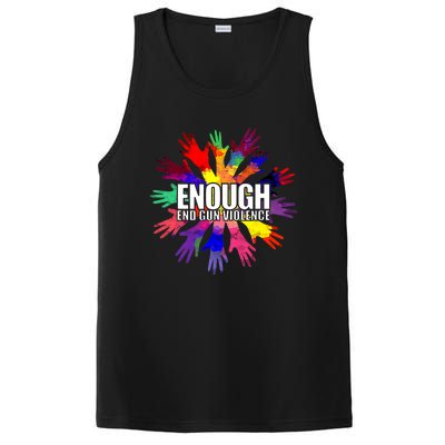 Enough End Gun Violence No Gun Awareness Day PosiCharge Competitor Tank