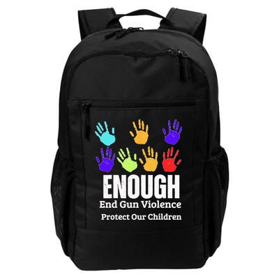 Enough End Gun Violence Protect Our Children Wear Orange Backpack