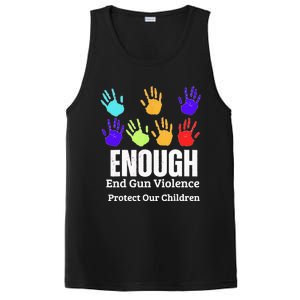 Enough End Gun Violence Protect Our Children Wear Orange PosiCharge Competitor Tank