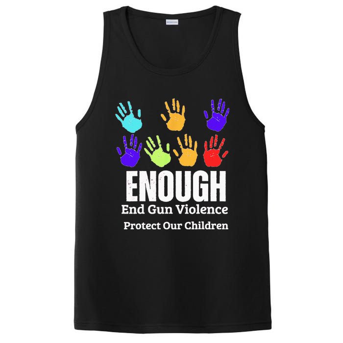 Enough End Gun Violence Protect Our Children Wear Orange PosiCharge Competitor Tank