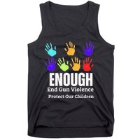 Enough End Gun Violence Protect Our Children Wear Orange Tank Top