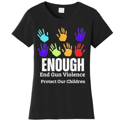 Enough End Gun Violence Protect Our Children Wear Orange Women's T-Shirt