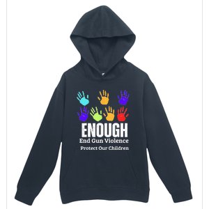 Enough End Gun Violence Protect Our Children Wear Orange Urban Pullover Hoodie