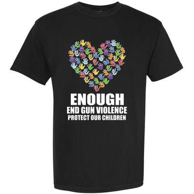 Enough End Gun Violence Protect Our Children In June We Wear Orange Garment-Dyed Heavyweight T-Shirt