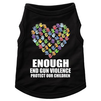 Enough End Gun Violence Protect Our Children In June We Wear Orange Doggie Tank
