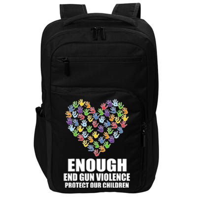 Enough End Gun Violence Protect Our Children In June We Wear Orange Impact Tech Backpack