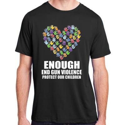 Enough End Gun Violence Protect Our Children In June We Wear Orange Adult ChromaSoft Performance T-Shirt