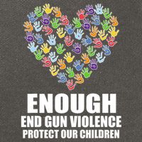 Enough End Gun Violence Protect Our Children In June We Wear Orange Cotton Canvas Backpack