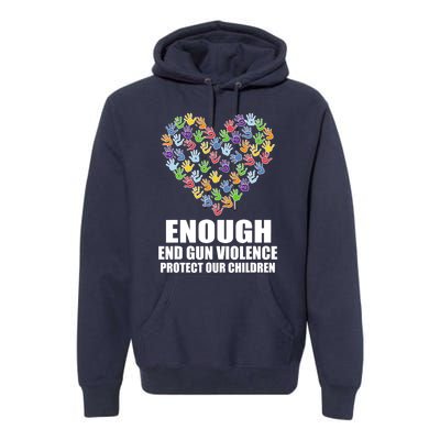 Enough End Gun Violence Protect Our Children In June We Wear Orange Premium Hoodie