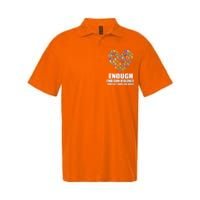 Enough End Gun Violence Protect Our Children In June We Wear Orange Softstyle Adult Sport Polo