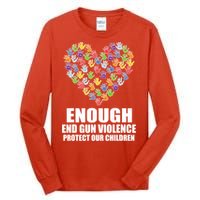 Enough End Gun Violence Protect Our Children In June We Wear Orange Tall Long Sleeve T-Shirt