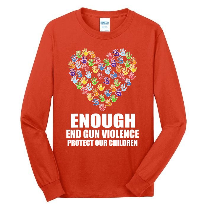 Enough End Gun Violence Protect Our Children In June We Wear Orange Tall Long Sleeve T-Shirt