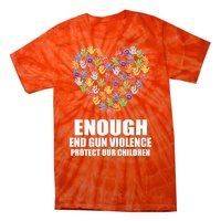 Enough End Gun Violence Protect Our Children In June We Wear Orange Tie-Dye T-Shirt