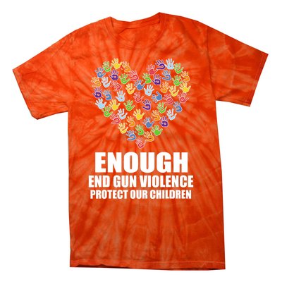 Enough End Gun Violence Protect Our Children In June We Wear Orange Tie-Dye T-Shirt