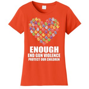 Enough End Gun Violence Protect Our Children In June We Wear Orange Women's T-Shirt