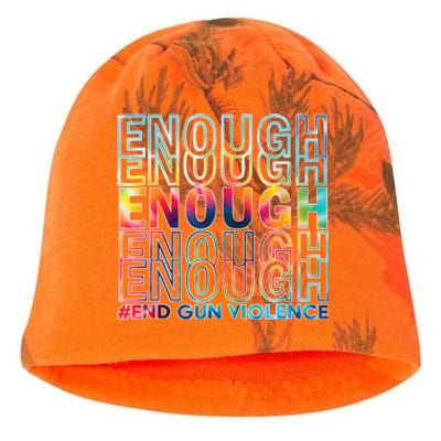 Enough End Gun Violence Awareness Day Wear Orange Kati - Camo Knit Beanie