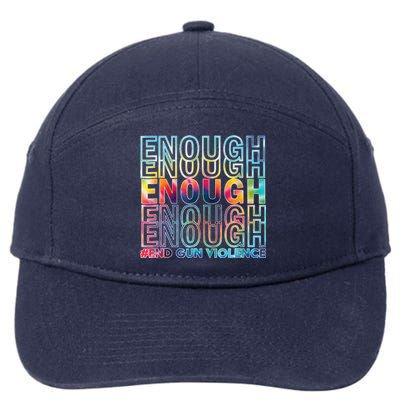 Enough End Gun Violence Awareness Day Wear Orange 7-Panel Snapback Hat