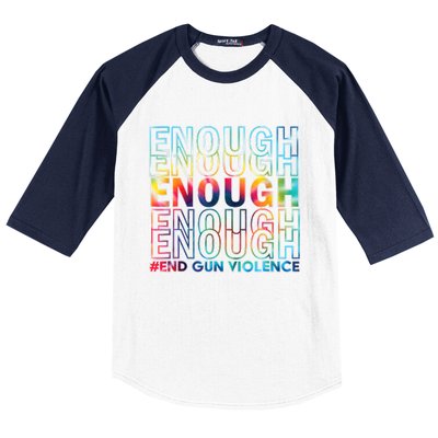 Enough End Gun Violence Awareness Day Wear Orange Baseball Sleeve Shirt