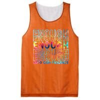 Enough End Gun Violence Awareness Day Wear Orange Mesh Reversible Basketball Jersey Tank