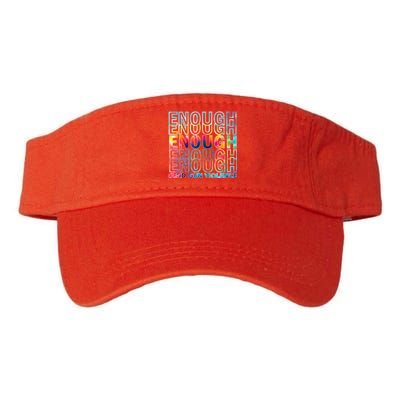 Enough End Gun Violence Awareness Day Wear Orange Valucap Bio-Washed Visor