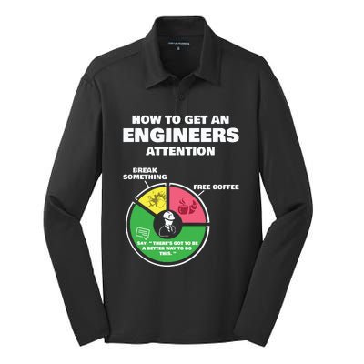 Engineer Engineering Gifts How To Get Engineers Attention Silk Touch Performance Long Sleeve Polo