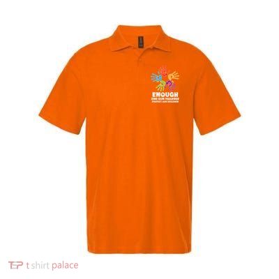 Enough End Gun Violence Protect Our Children Orange Mom Dad Polo