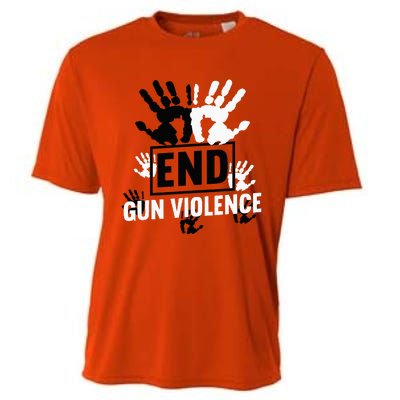 Enough End Gun Violence Awareness Day In June Wear Orange Cooling Performance Crew T-Shirt