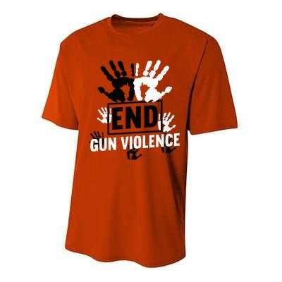 Enough End Gun Violence Awareness Day In June Wear Orange Performance Sprint T-Shirt