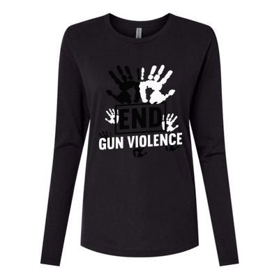 Enough End Gun Violence Awareness Day In June Wear Orange Womens Cotton Relaxed Long Sleeve T-Shirt