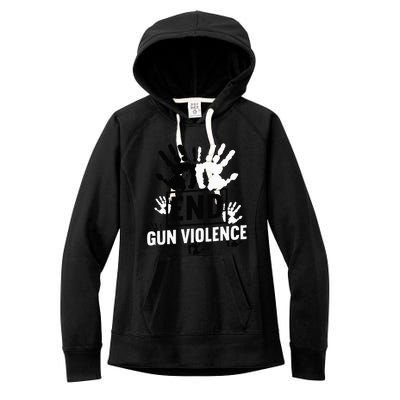 Enough End Gun Violence Awareness Day In June Wear Orange Women's Fleece Hoodie