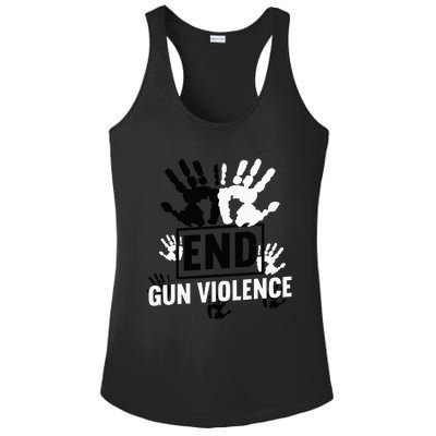 Enough End Gun Violence Awareness Day In June Wear Orange Ladies PosiCharge Competitor Racerback Tank