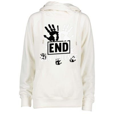 Enough End Gun Violence Awareness Day In June Wear Orange Womens Funnel Neck Pullover Hood