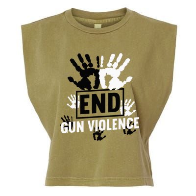 Enough End Gun Violence Awareness Day In June Wear Orange Garment-Dyed Women's Muscle Tee